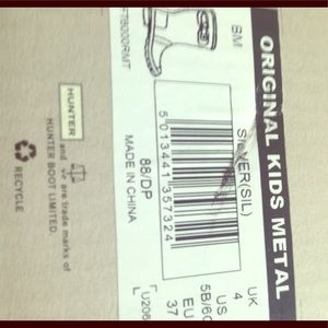 Kids Hunter rain boots